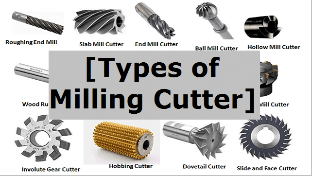 Milling Cutter: Definition, Types in detail, Geometry Material [Notes & PDF]