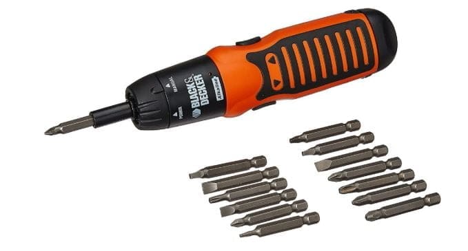 Battery operated screwdriver
