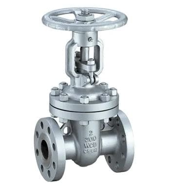 Solid wedge gate valve