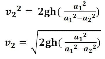 Venturimeter derivation Part 6