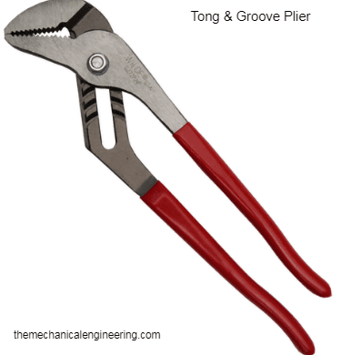 tong and groove plier